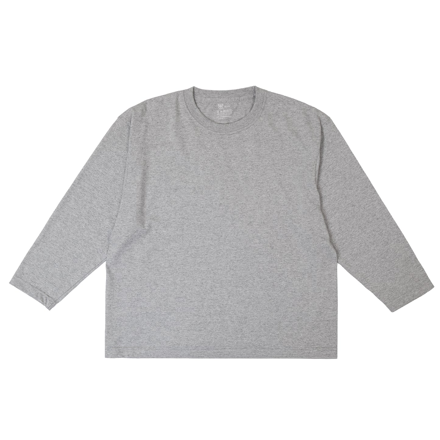 BULL ロンT：ワイド グレー