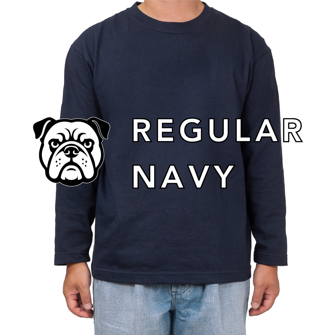 BULL ロンT：レギュラー ネイビー