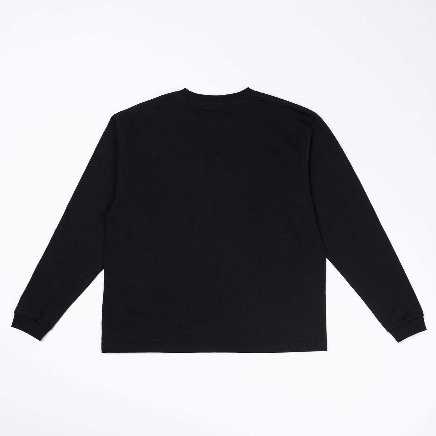 BULL ロンT（袖リブ）：レギュラー 黒