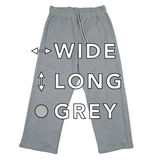 BULL パンツ：ワイド / 丈ロング/ グレー