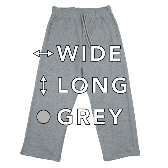 BULL パンツ：ワイド / 丈ロング/ グレー