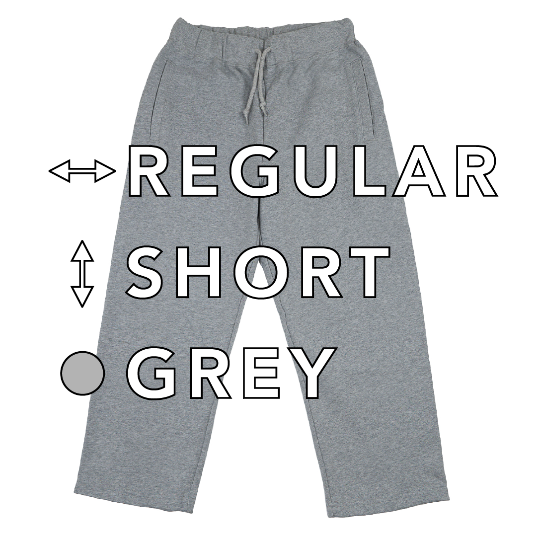 BULL パンツ：レギュラー / 丈ショート / グレー