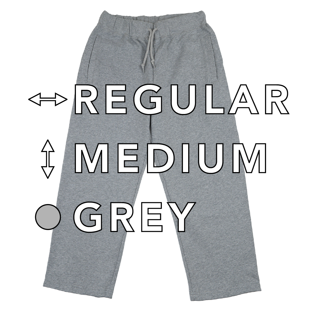 BULL パンツ：レギュラー / 丈ミディアム/ グレー