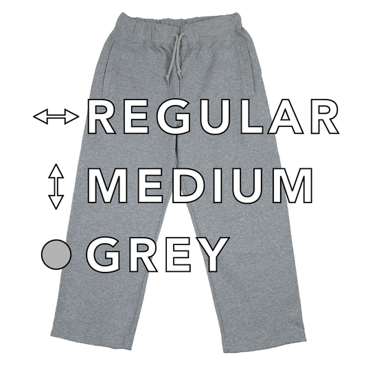 BULL パンツ：レギュラー / 丈ミディアム/ グレー