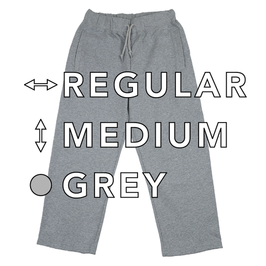 BULL パンツ：レギュラー / 丈ミディアム/ グレー