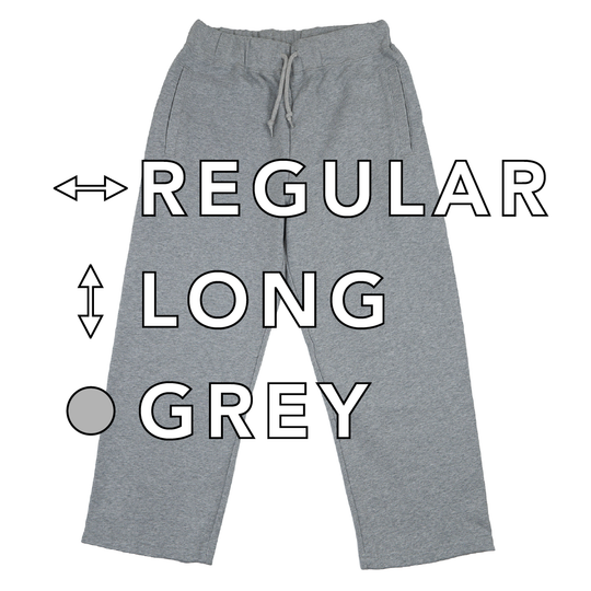 BULL パンツ：レギュラー / 丈ロング/ グレー