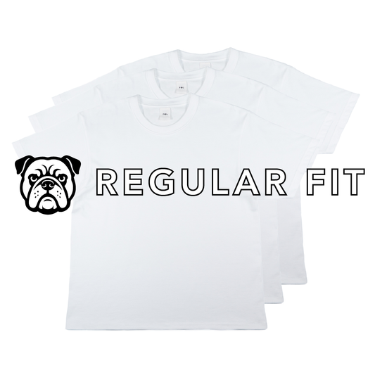 BULL T：3枚セット レギュラー（白3枚）