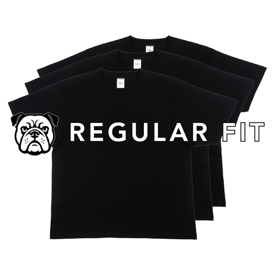 BULL T：3枚セット レギュラー（黒3枚）