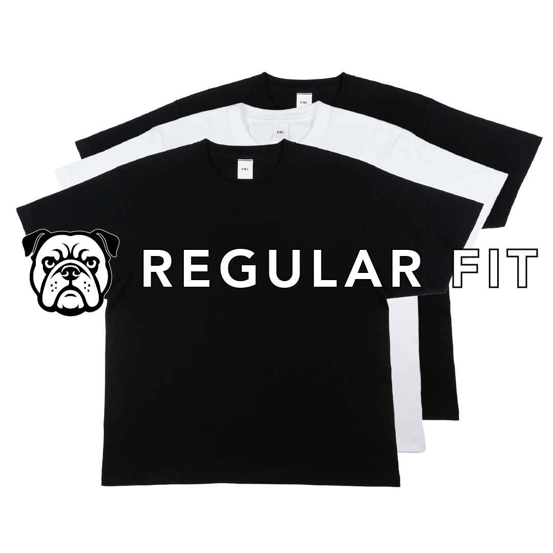 BULL T：3枚セット レギュラー（白1枚、黒2枚）