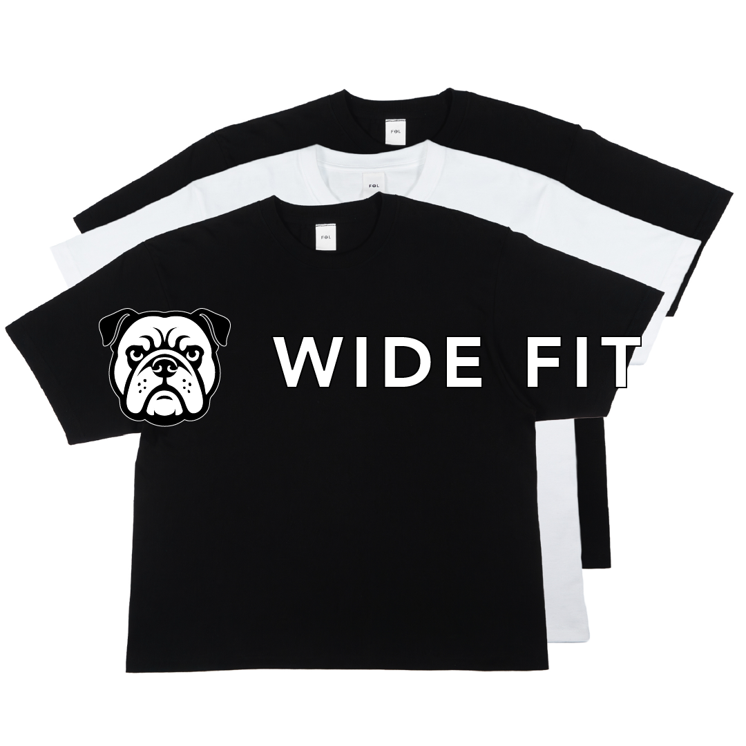 BULL T：3枚セット ワイド（白1枚、黒2枚）