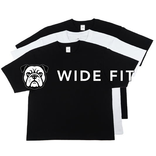 BULL T：3枚セット ワイド（白1枚、黒2枚）
