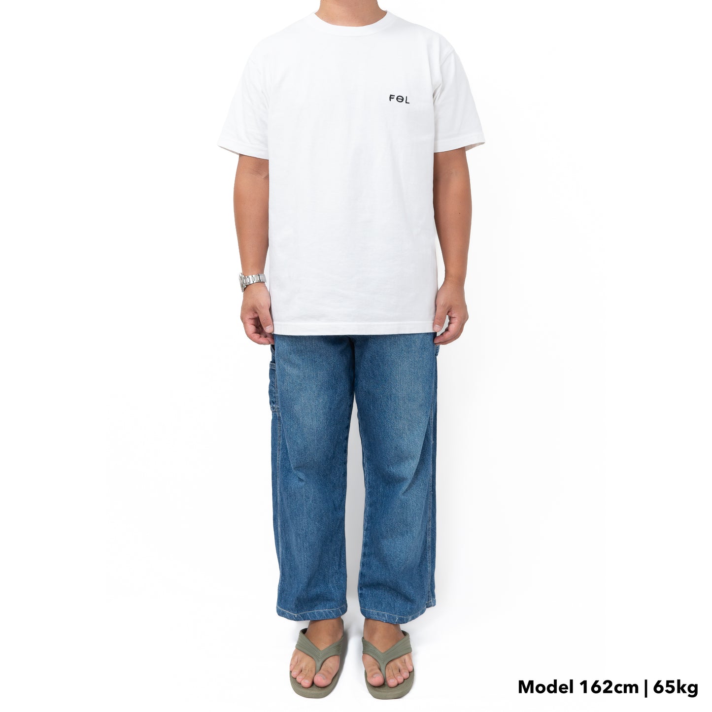 FOL-LOGO Tシャツ ホワイト