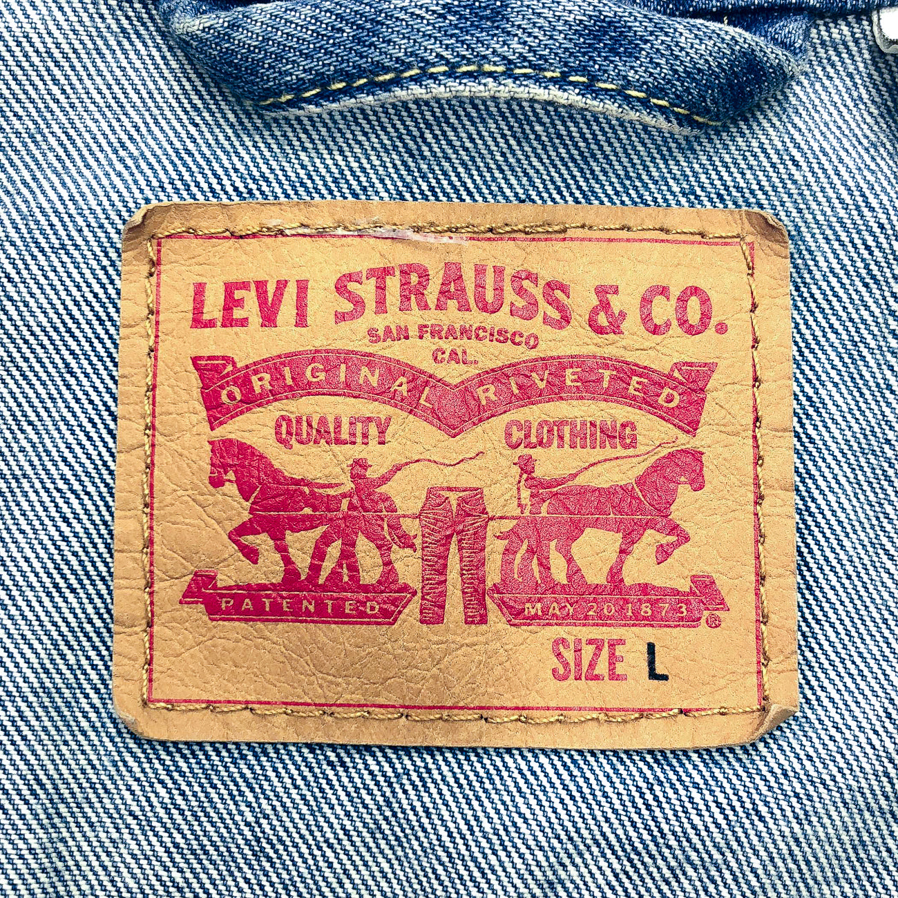 リーバイス 70506 タタキ補修デザイン Gジャン