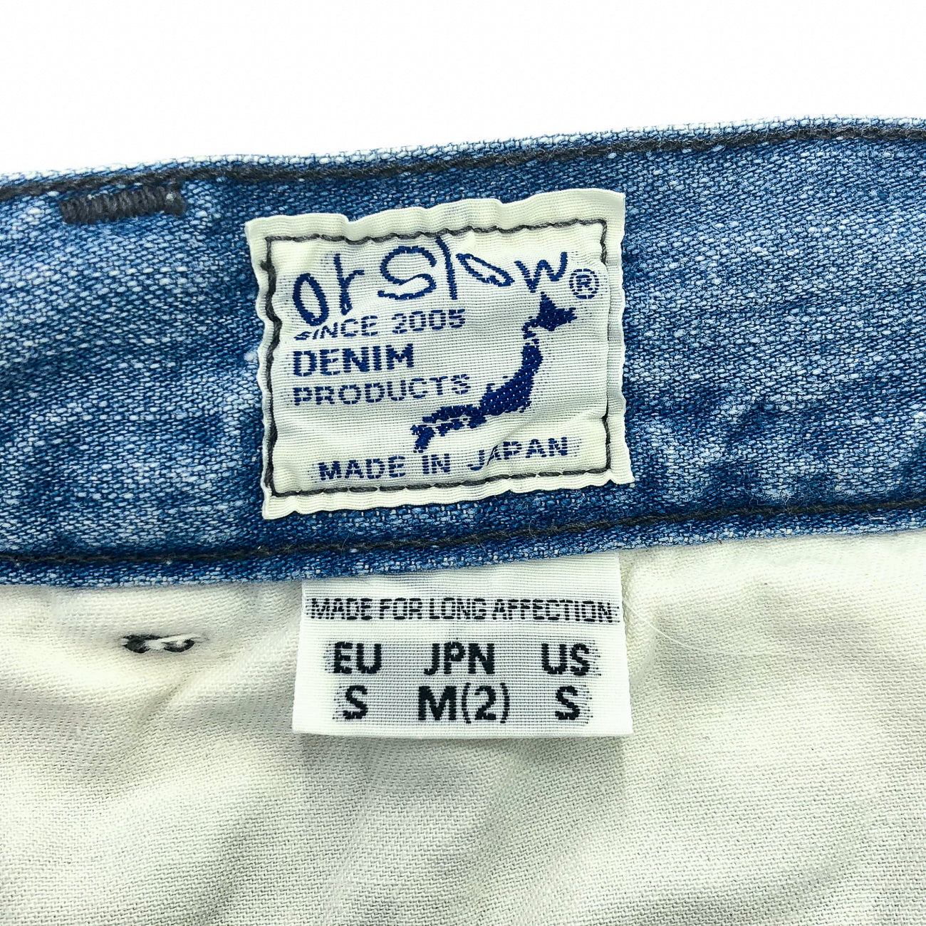 OR SLOW 2タック MADE IN JAPAN ジーンズ