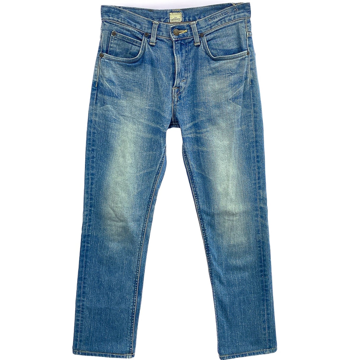 Lee 101 MADE IN JAPAN ヒゲ落ち スリムストレート デニムパンツ