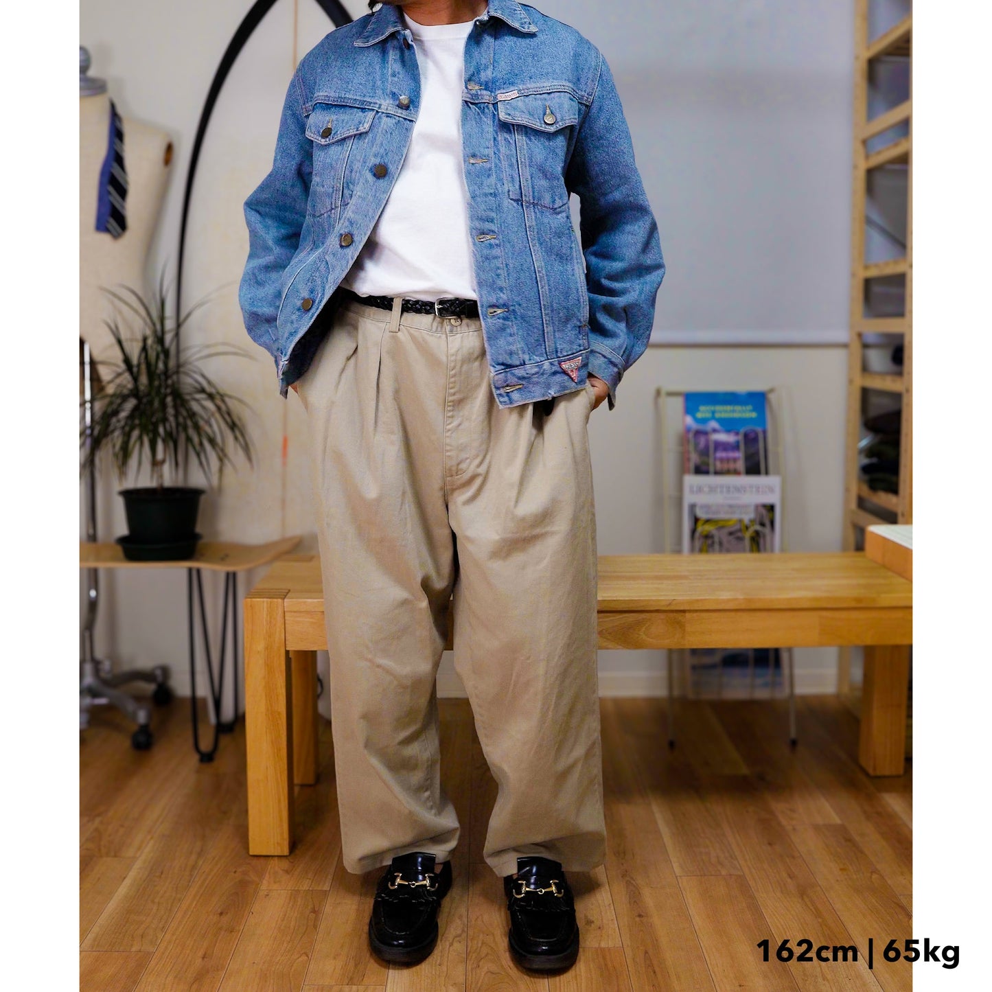 90s ラルフローレン POLOチノ 2タック