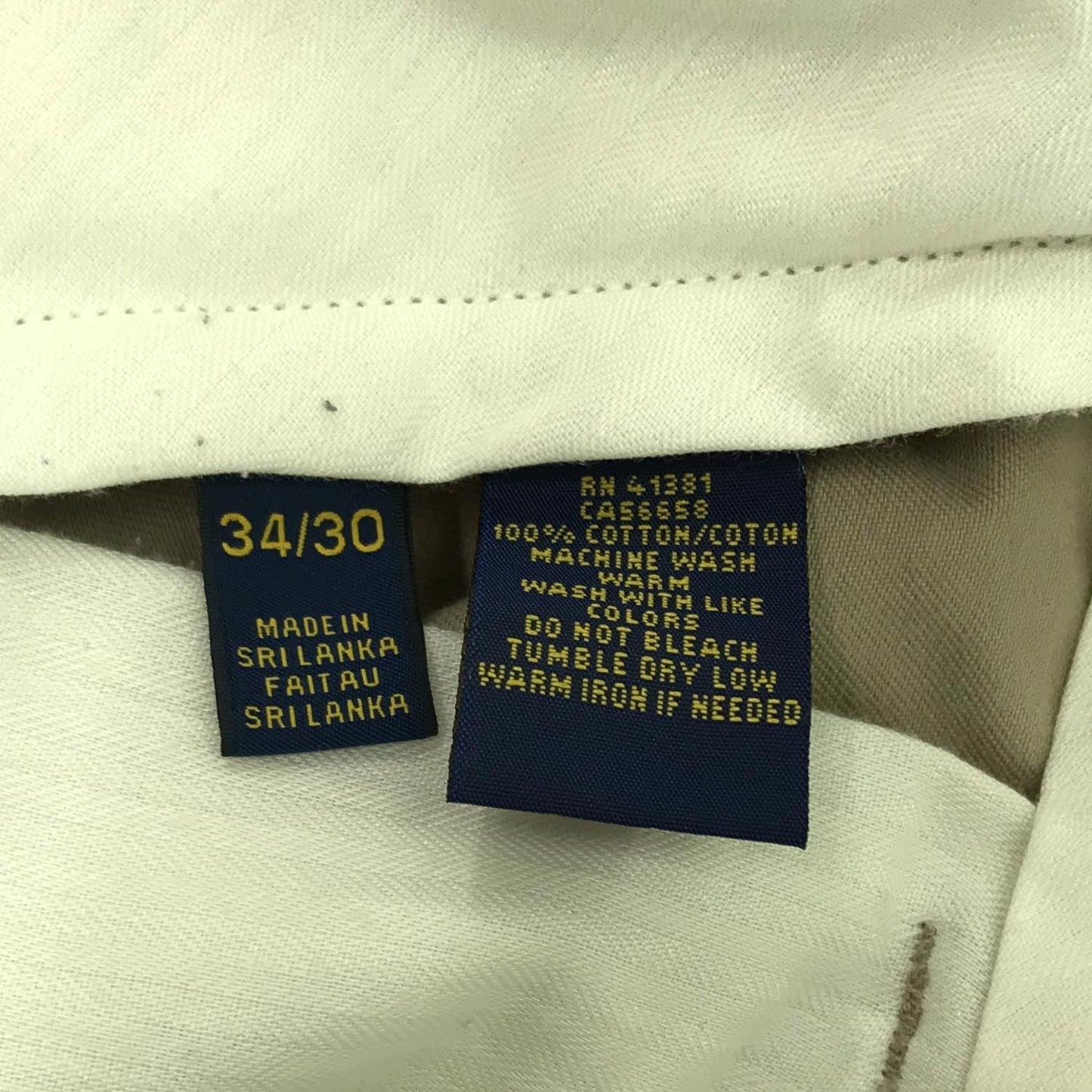 ラルフローレン POLOチノ W34