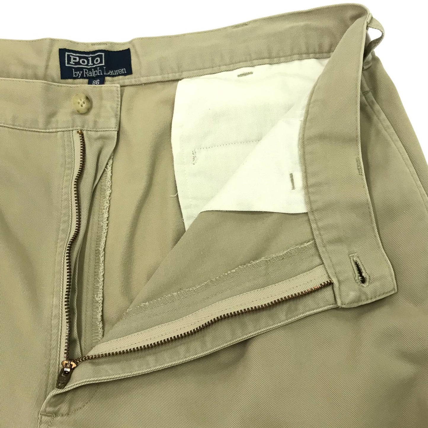 ラルフローレン 2タック ベージュ POLOチノ