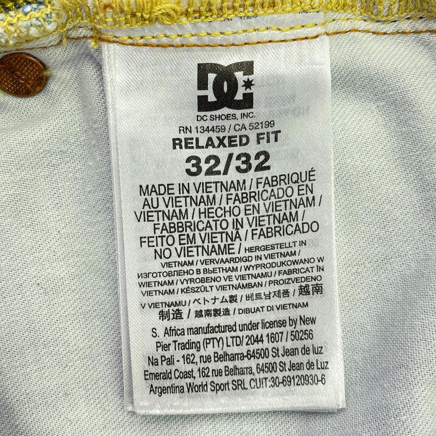 DC SHOE ヘビーウェイト デニムパンツ