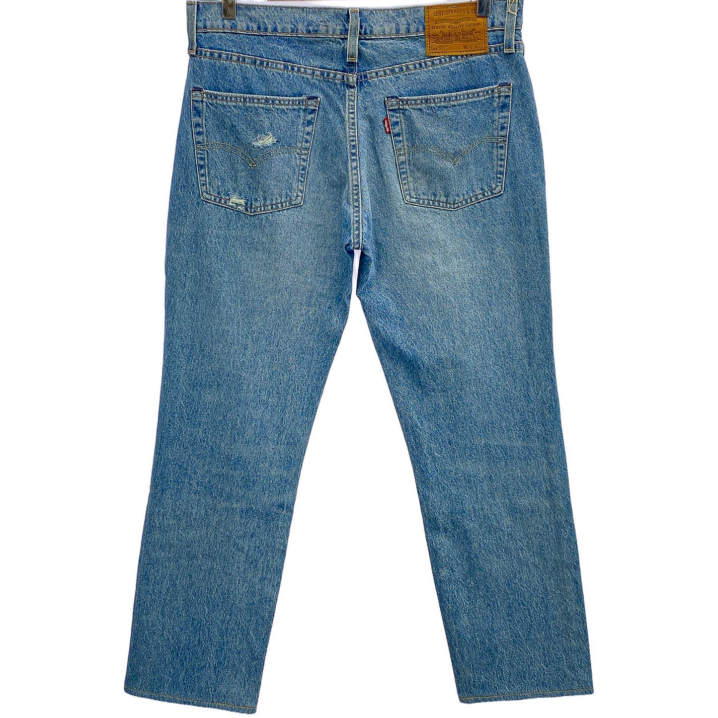 リーバイス PREMIUMライン 511 W32 リペアデザイン デニムパンツ