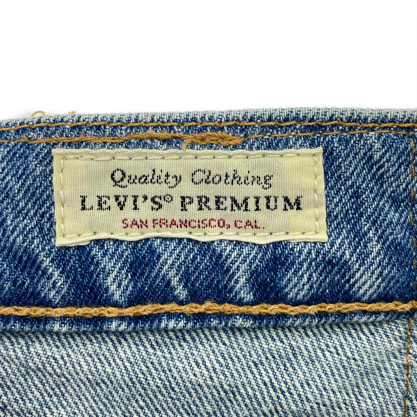 リーバイス PREMIUMライン 511 W32 リペアデザイン デニムパンツ