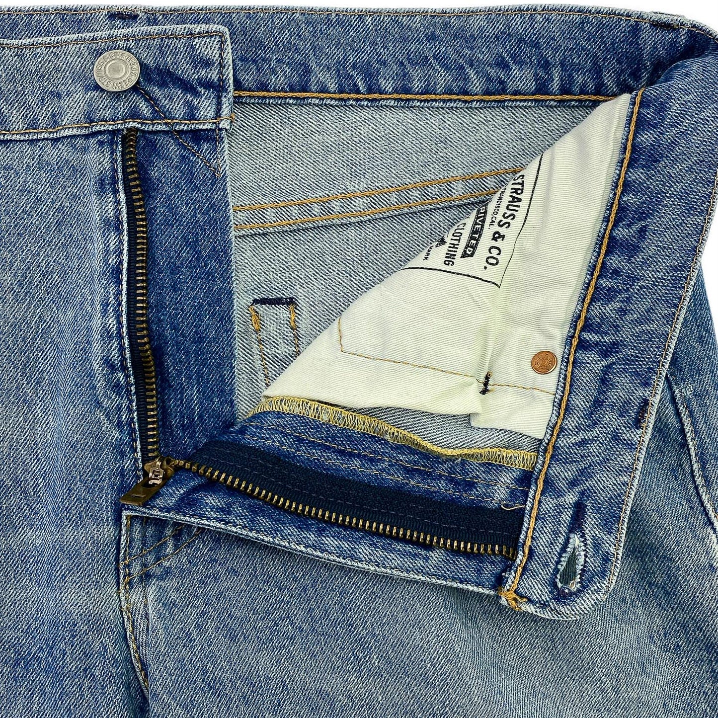 リーバイス PREMIUMライン 511 W32 リペアデザイン デニムパンツ