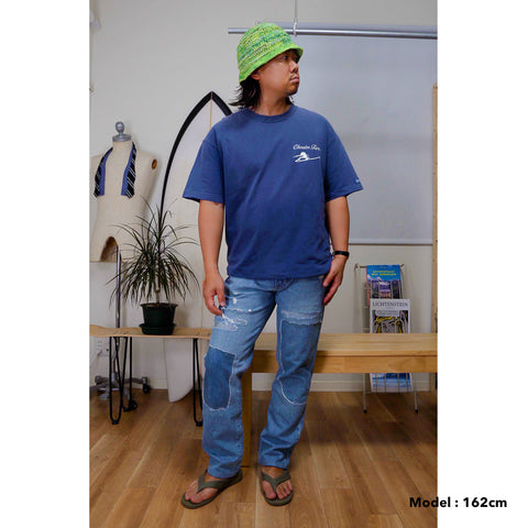 リーバイス PREMIUMライン 511 W32 リペアデザイン デニムパンツ