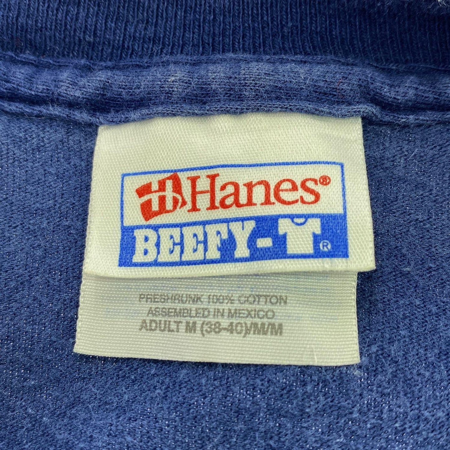 90s Hanes BEEFY-T USN プリントTシャツ