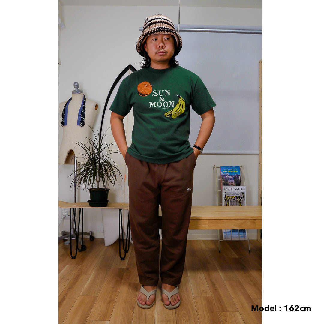 MANASTASH SUN & MOON グリーン Tシャツ